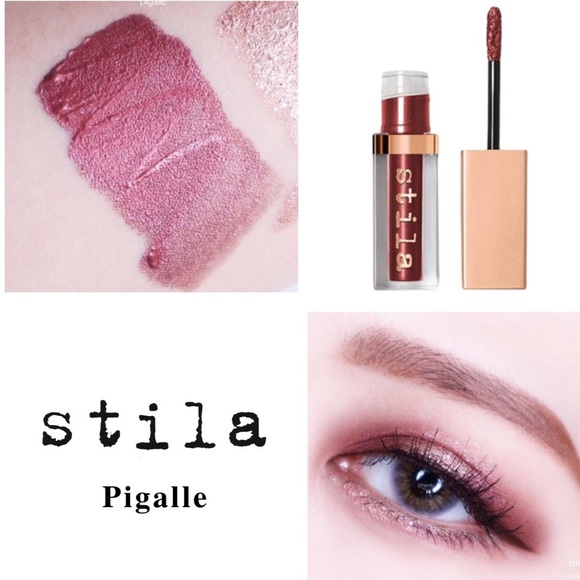 💗STILA SHIMMER & GLOW LIQUID EYE SHADOW Pigalle - Picture 4 of 8